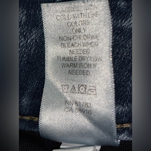 Maurices EVER Flex High Rise Skinny Jeans Women's Size 14W Acid Wash Stretchy - Picture 8 of 16